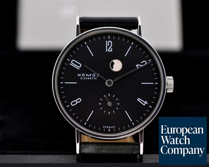 Image of Nomos Tangente Gangreserve SS Black Dial 