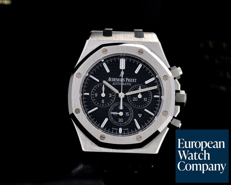 Image of Audemars Piguet Royal Oak Chronograph Black Dial SS 41MM