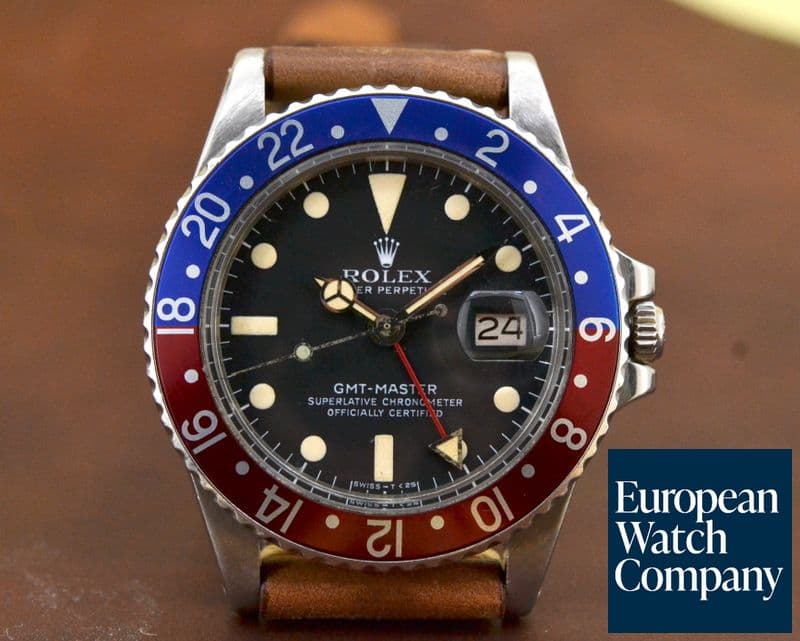 Image of Rolex GMT Master Blue / Red "Pepsi Bezel" Circa 1978