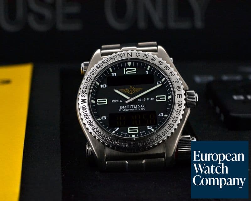 Image of Breitling Emergency Black Dial Titanium