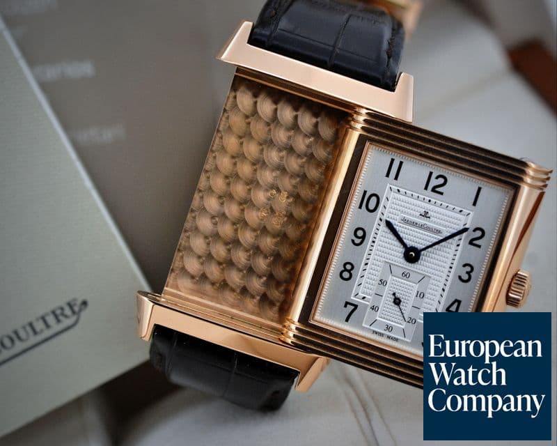 Image of Jaeger LeCoultre Grande Reverso 976 Silver Dial 18K Rose Gold 