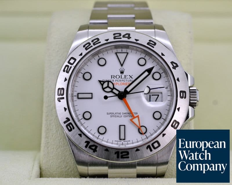 Image of Rolex Explorer II White Dial 