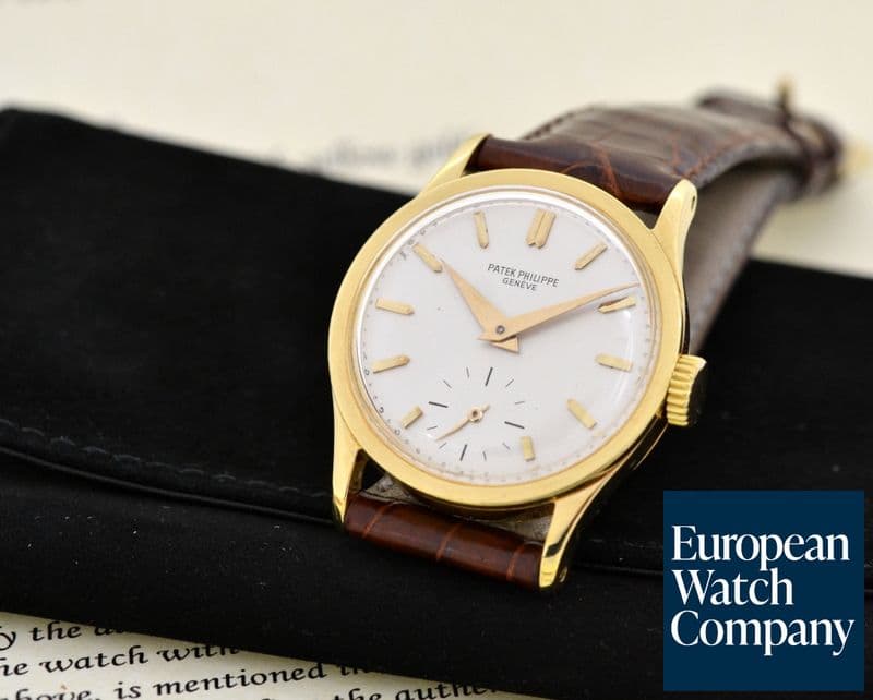 Image of Patek Philippe Calatrava 18K Yellow Gold / Silver Dial