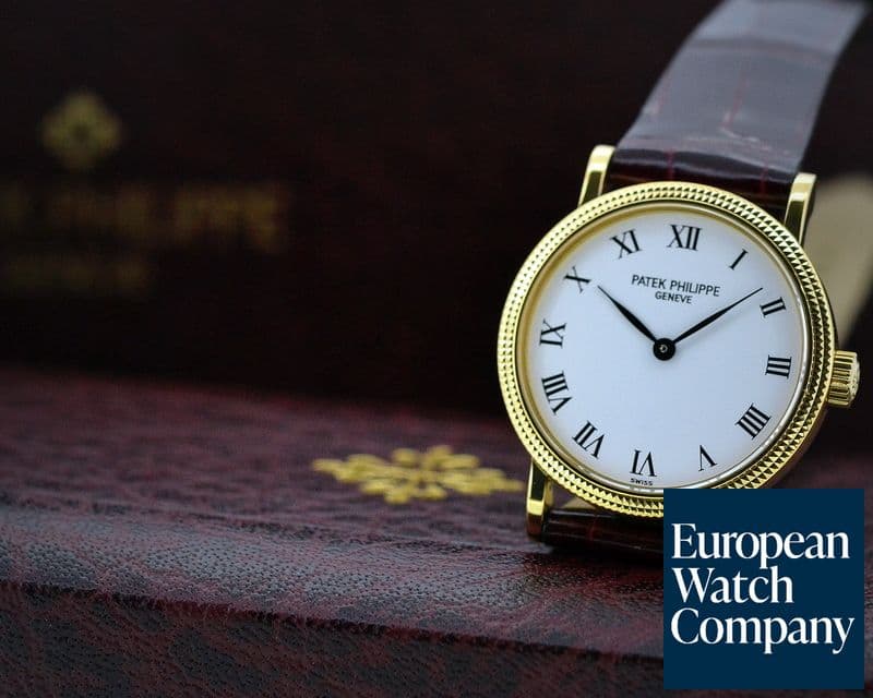Image of Patek Philippe Ladies Calatrava 18K Yellow Manual Wind 
