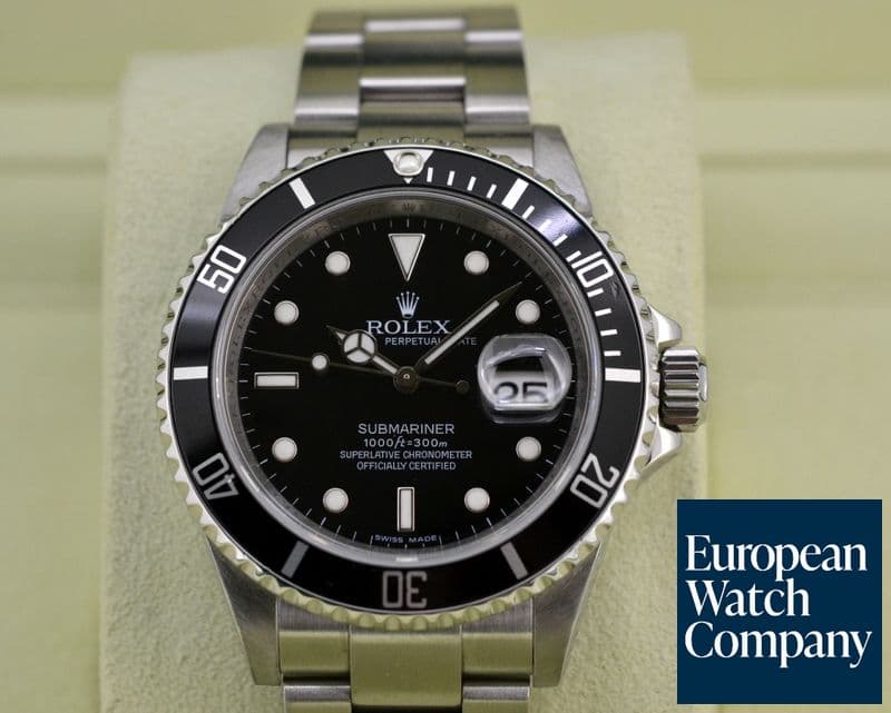 Image of Rolex Submariner SS Black Dial 