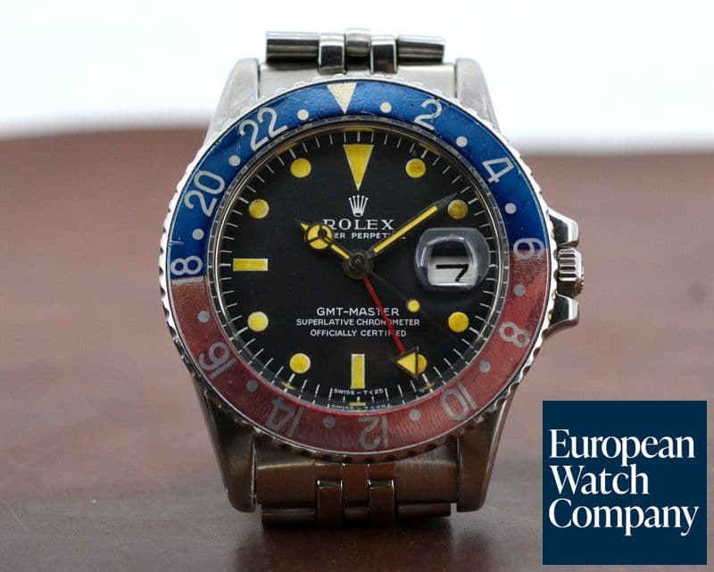 Image of Rolex GMT Master Blue / Red "Pepsi Bezel" Circa 1969