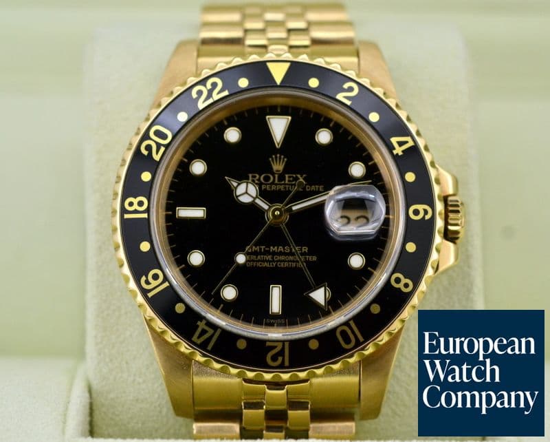 Image of Rolex GMT Master 18K Yellow Gold / Bracelet