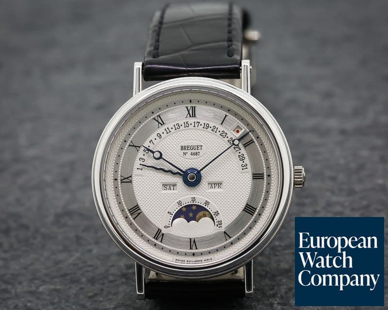 Image of Breguet Classique Retrograde Perpetual Calendar 18K White Gold