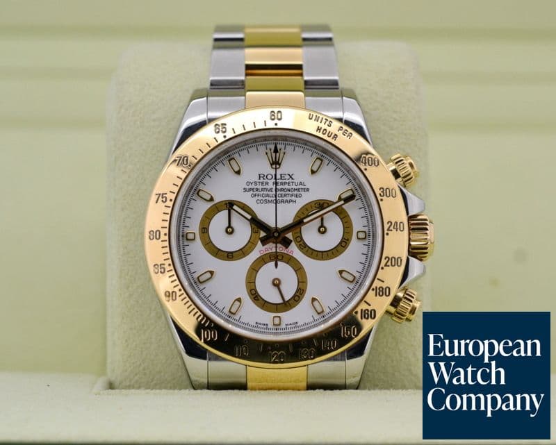 Image of Rolex Daytona White Dial 18K Yellow Gold / SS 