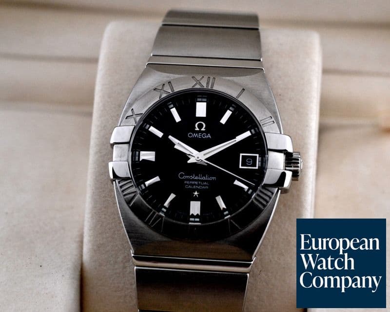 Image of Omega Double Eagle Quartz Black Dial SS