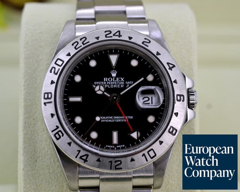 Image of Rolex Explorer II SS Black Dial 