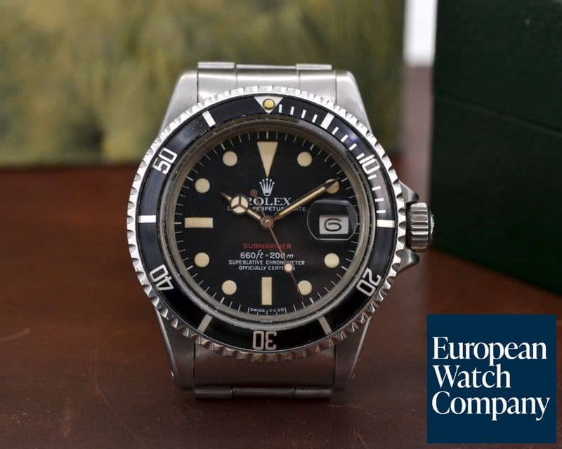 Image of Rolex Submariner RED MK VI Box + Papers 1975
