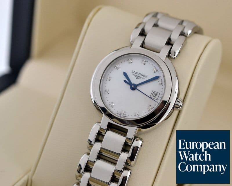 Image of Longines PrimaLuna Diamond Hour Markers SS



