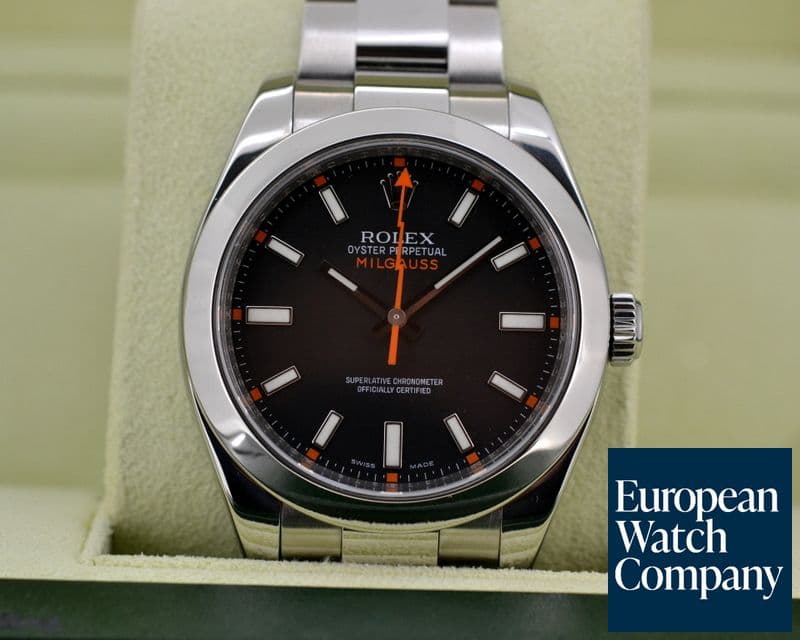 Image of Rolex Milgauss SS Black Dial
