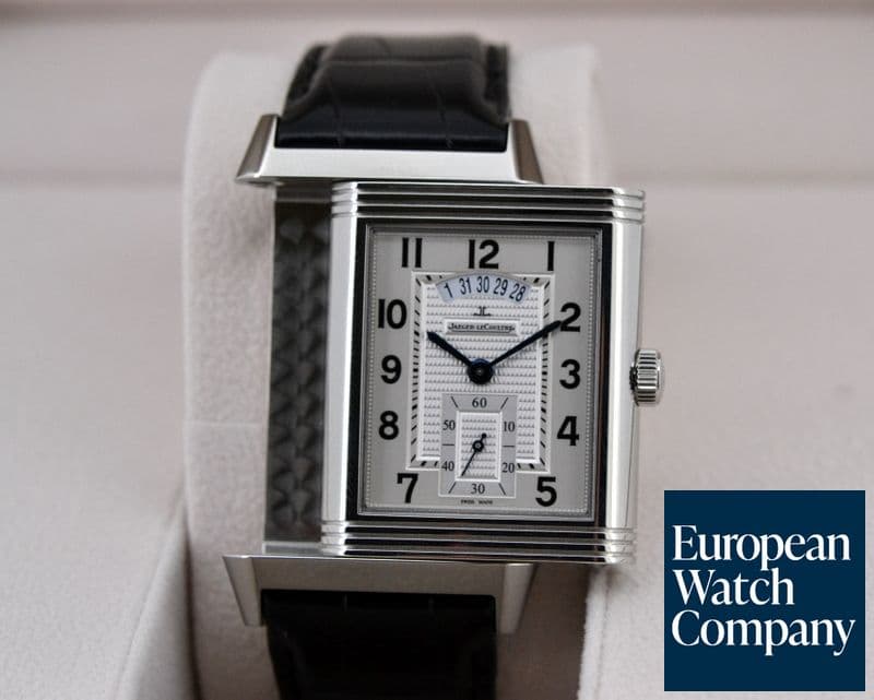 Image of Jaeger LeCoultre Grande Reverso 986 DuoDate Silver Dial Limited SS 