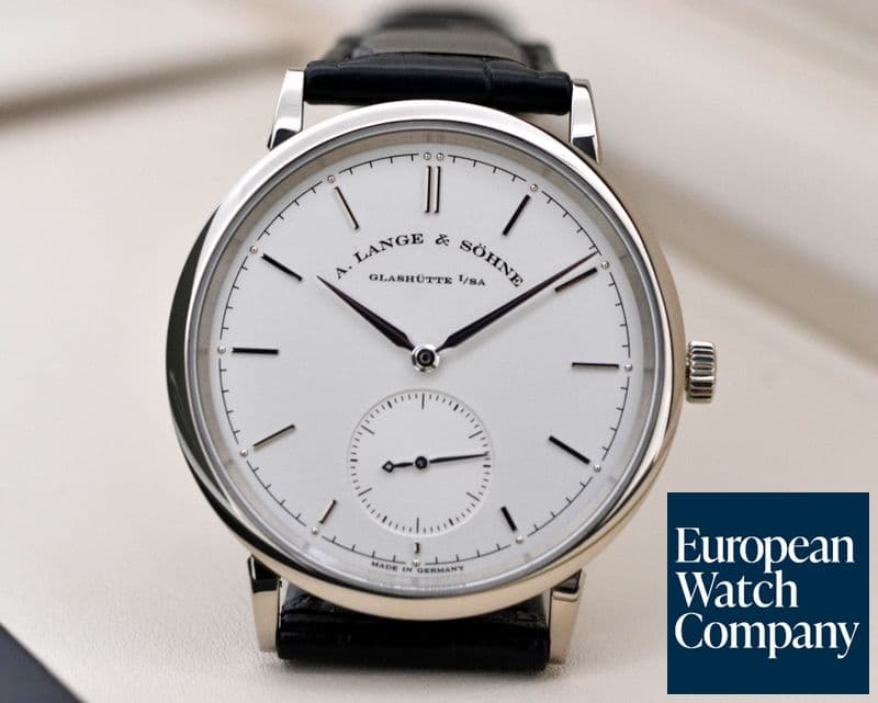 Image of A. Lange and Sohne Saxonia Automatik 18K White Gold / Silver Dial