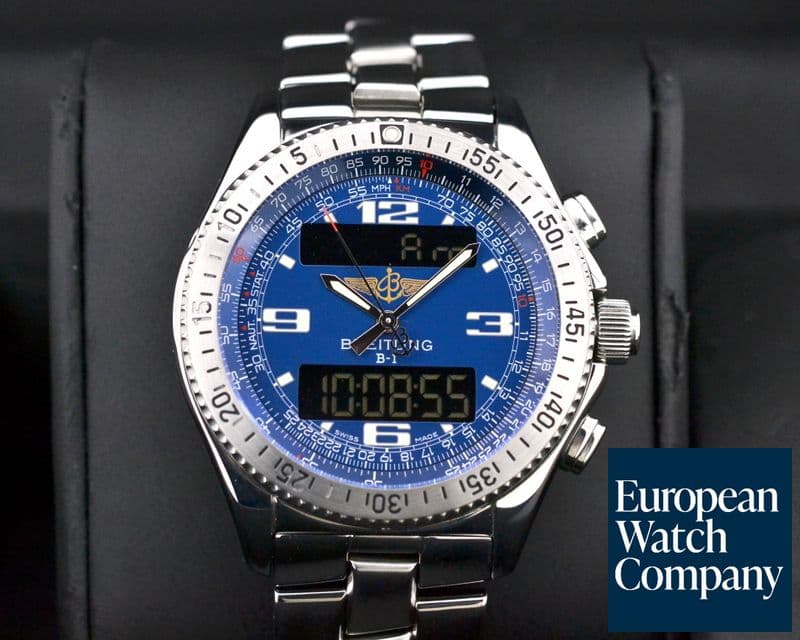 Image of Breitling B-1 Professional Blue Dial SuperQuartz SS / SS