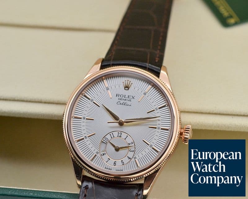 Image of Rolex Cellini Dual Time 18K Rose Gold 
