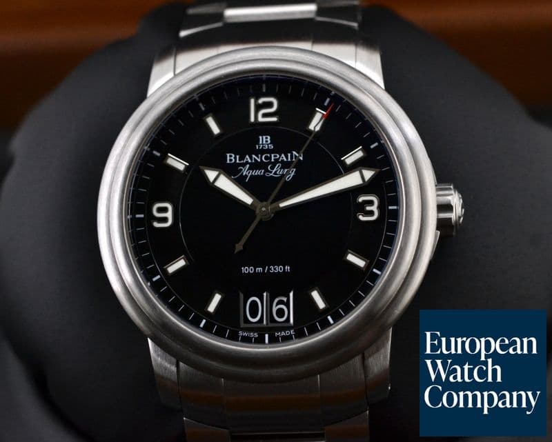 Image of Blancpain Aqualung Big Date Black Dial Limited SS / SS

