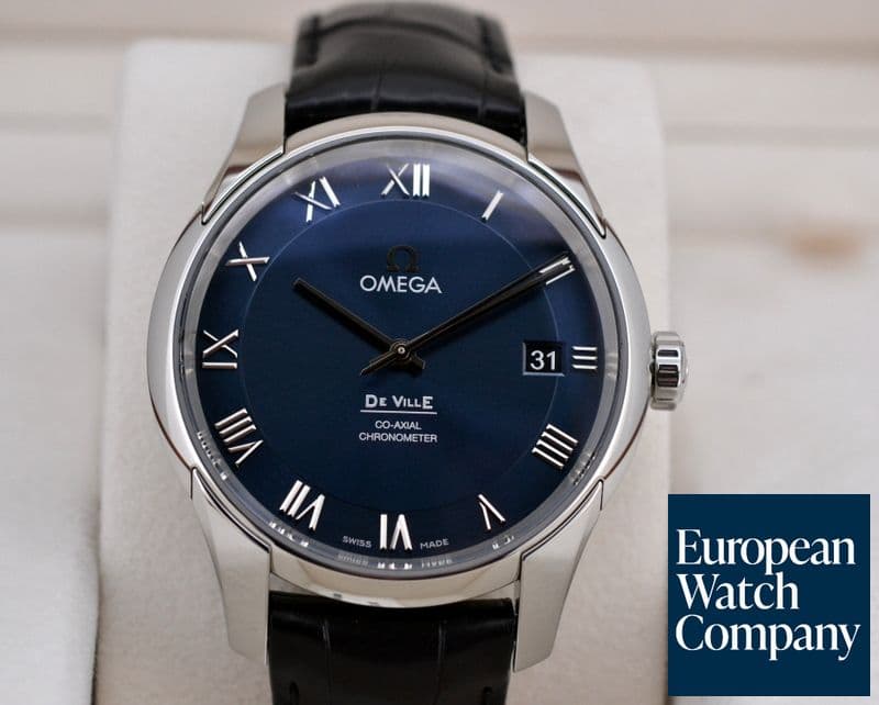 Image of Omega Co Axial Chronometer SS / Leather