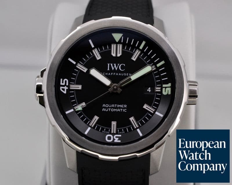 Image of IWC Aquatimer Automatic Black Dial SS / Strap