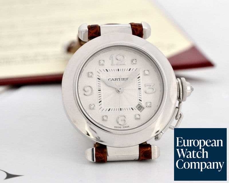 Image of Cartier Pasha 32 18K White Gold / Automatic 