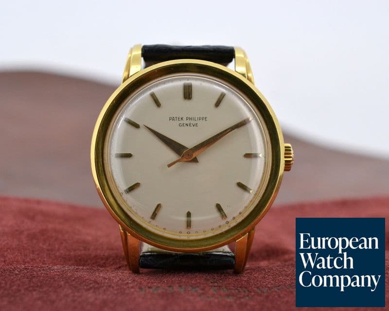 Image of Patek Philippe Calatrava Manual Center Seconds Fancy Lugs 18K Yellow Gold 