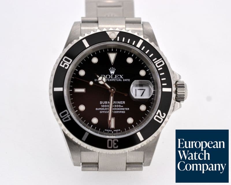 Image of Rolex Submariner SS Black Dial 