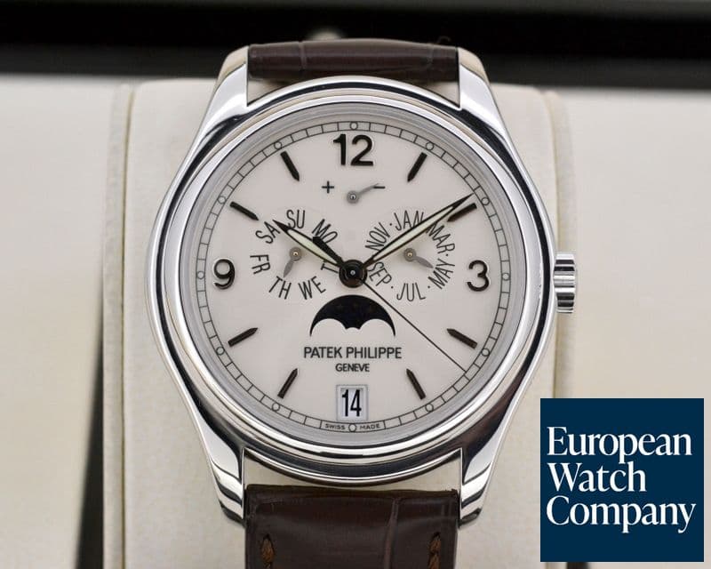 Image of Patek Philippe Annual Calendar 18K White Gold Porcelain Dial 

