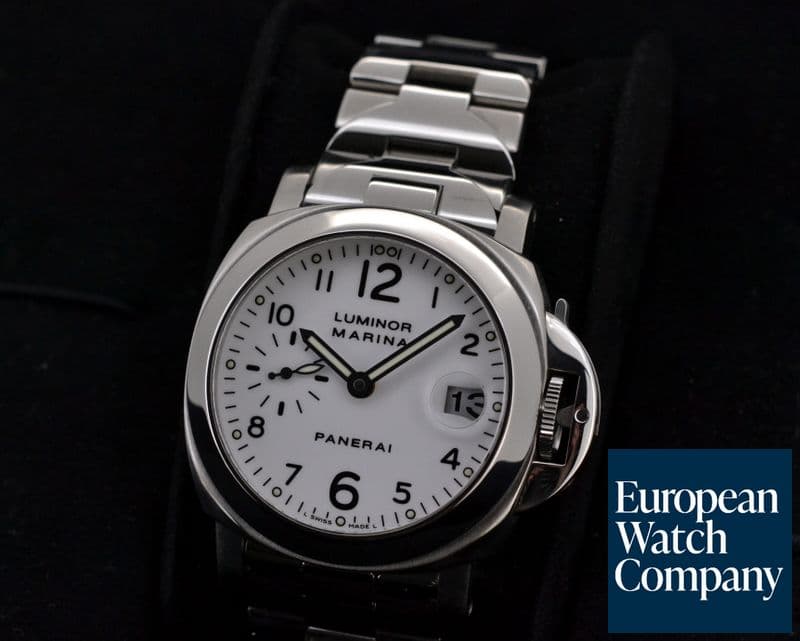 Image of Panerai Luminor Marina 40MMWhite Dial SS / SS