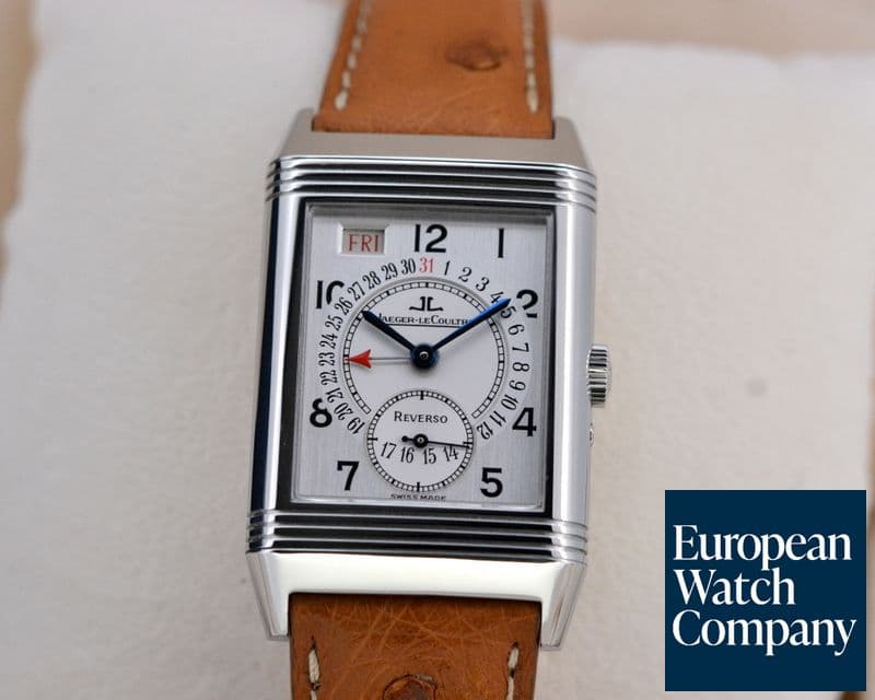 Image of Jaeger LeCoultre Reverso Calendar Date SS / Ostrich