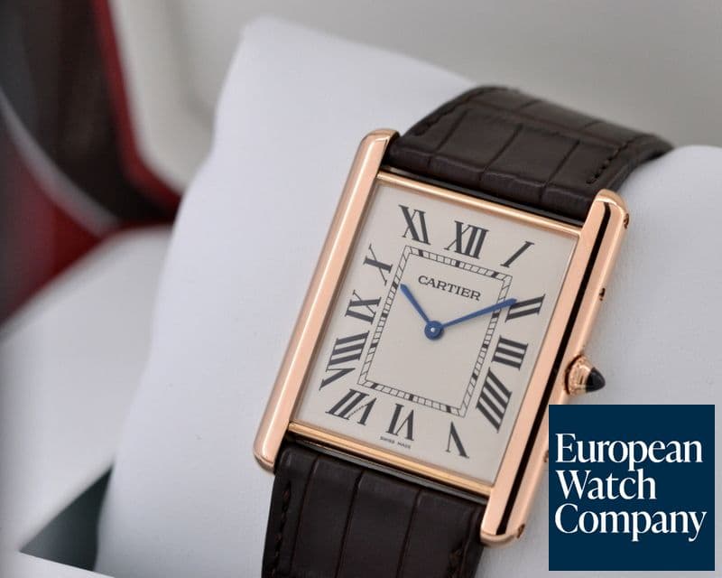 Image of Cartier Tank Louis Cartier XL Manual Wind 18K Rose Gold