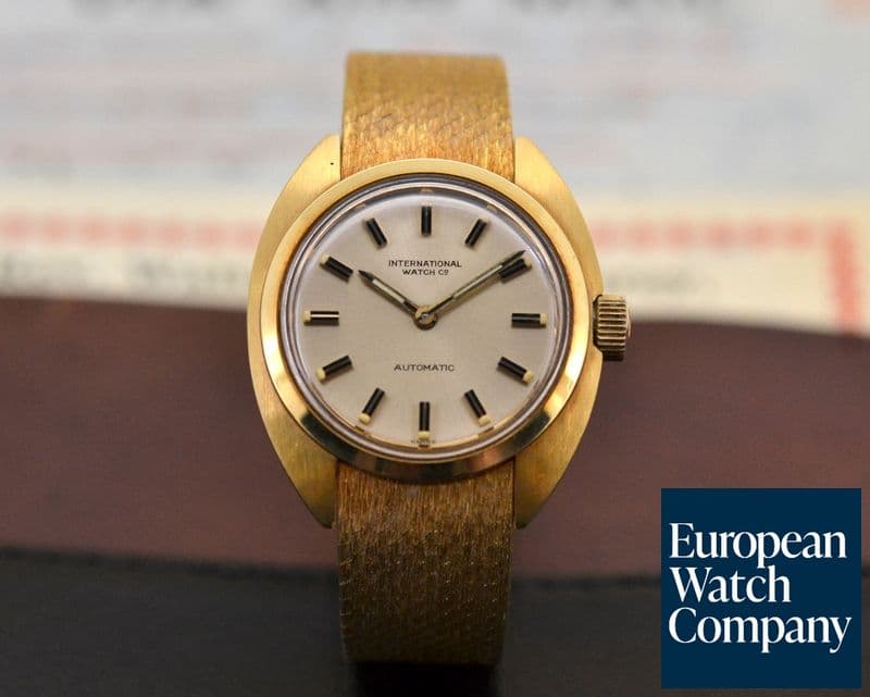 Image of IWC Vintage Ladies Automatic 18K Yellow Gold