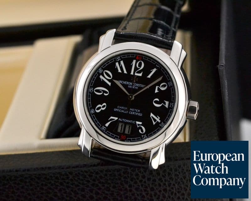 Image of Vacheron Constantin Malte Large Calendar 18K White Gold / Black Dial