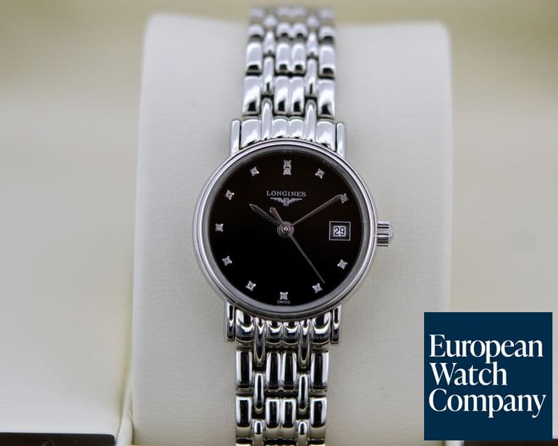 Image of Longines Ladies Presence Black Dial SS / SS