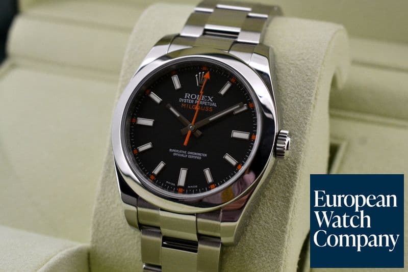 Image of Rolex Milgauss SS Black Dial
