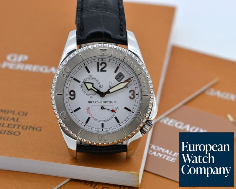 Image of Girard Perregaux Sea Hawk II John Harrison SS / 18K White Gold Bezel