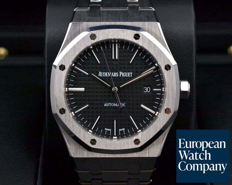 Image of Audemars Piguet Royal Oak Black Dial SS / SS 