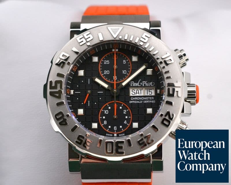 Image of Paul Picot  La Plongeur C Type Automatic Chronograph SS