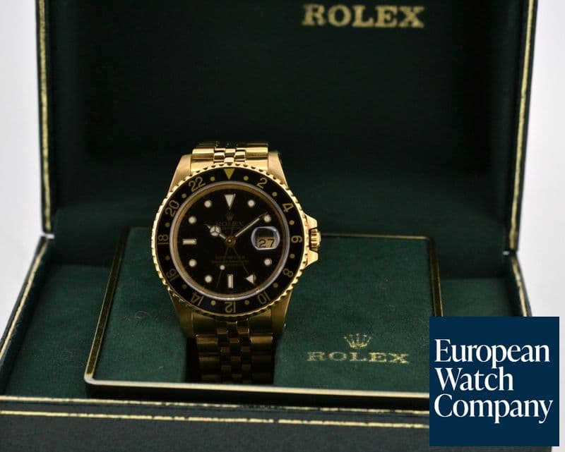 Image of Rolex GMT Master 18K Yellow Gold / Bracelet