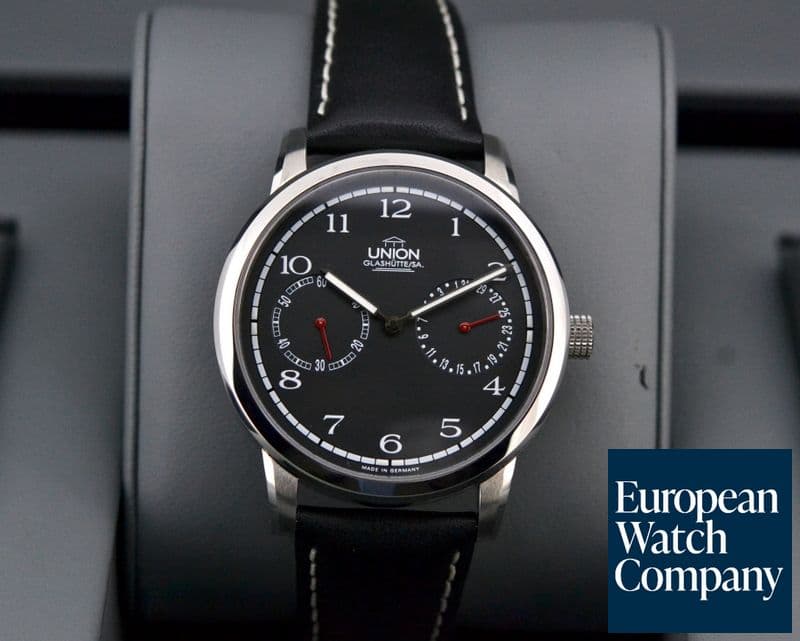 Image of Union Glashutte Jubilaums Edition Pointer Date SS / Black Dial 