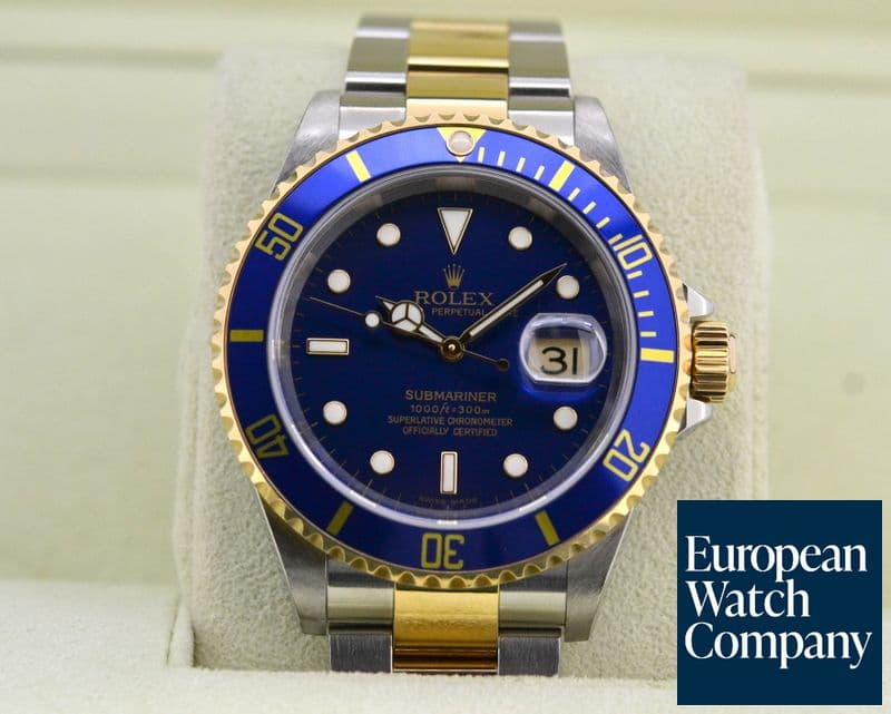 Image of Rolex Submariner Blue Dial SS / 18K