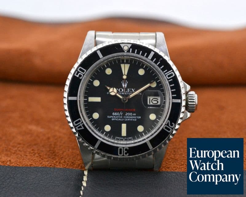 Image of Rolex Vintage RED Submariner MK VI 1973