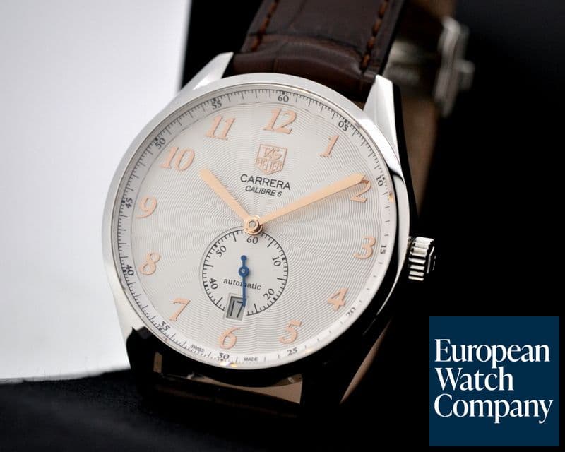 Image of TAG Heuer Carrera Heritage Silver Dial Automatic SS