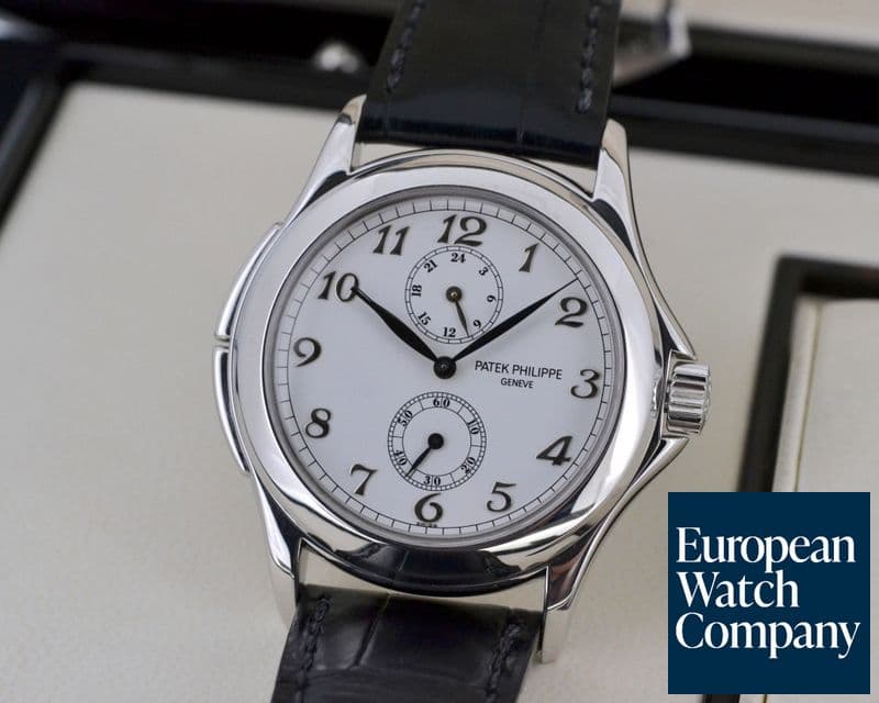 Image of Patek Philippe Travel Time 18K White Gold Arabic Numerals 
