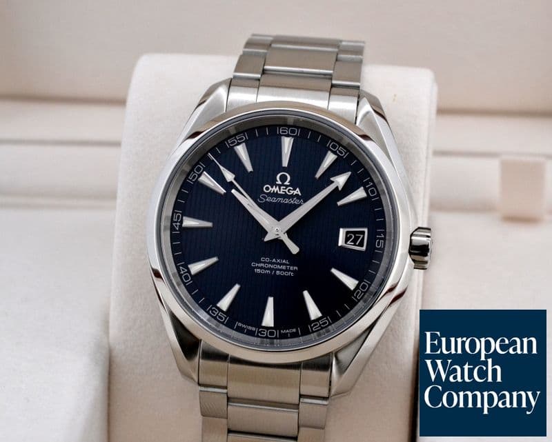 Image of Omega Aqua Terra Co-Axial Date Blue Dial SS / SS 