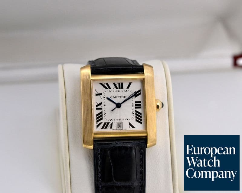 Image of Cartier Tank Francaise 18K Yellow Gold Automatic 