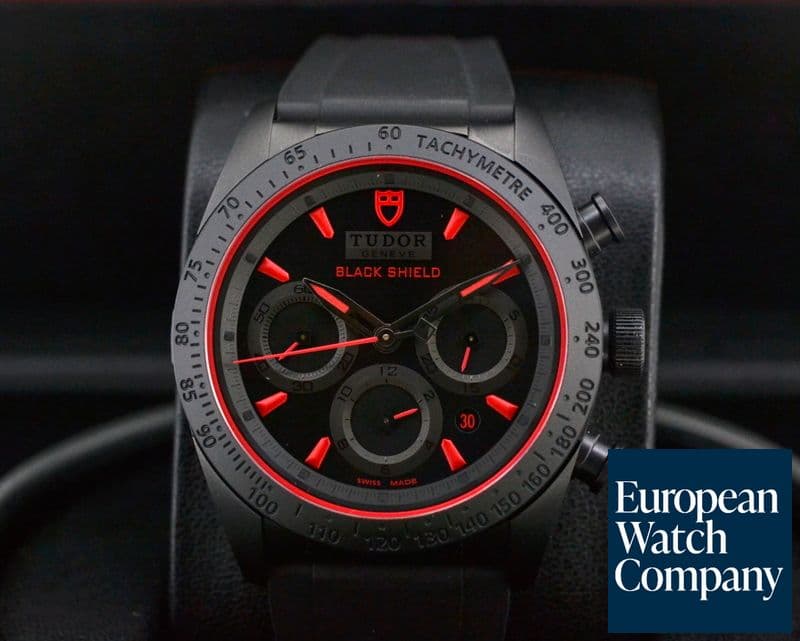 Image of Tudor Fastrider "Black Shield" Chronograph Ceramic 