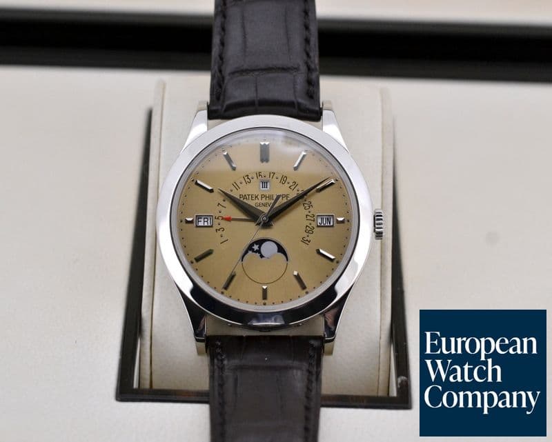 Image of Patek Philippe Retrograde Perpetual Calendar Platinum Brown Dial