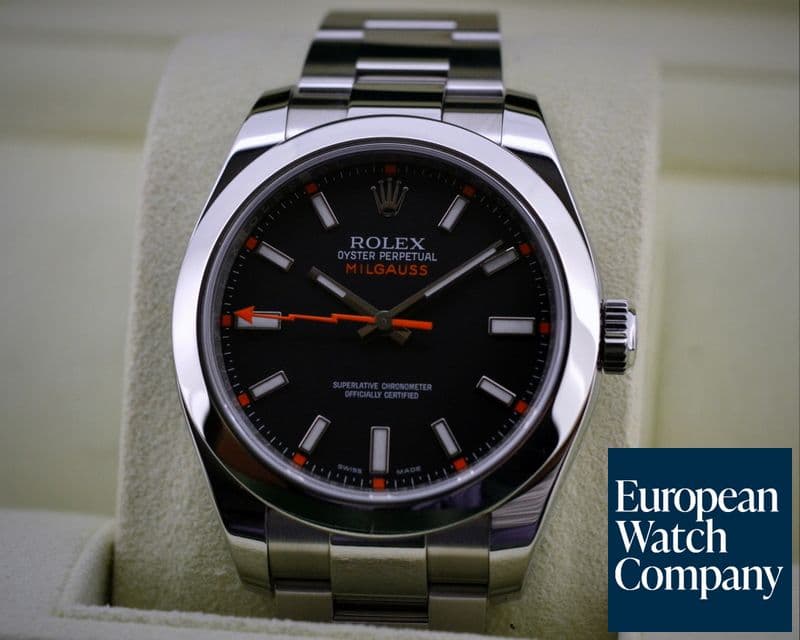 Image of Rolex Milgauss SS Black Dial
